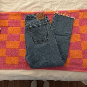 Levi's Women's Straight Leg Blue Jeans